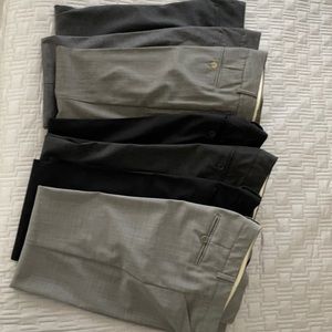 Bundle of six theory dress pants sz 2